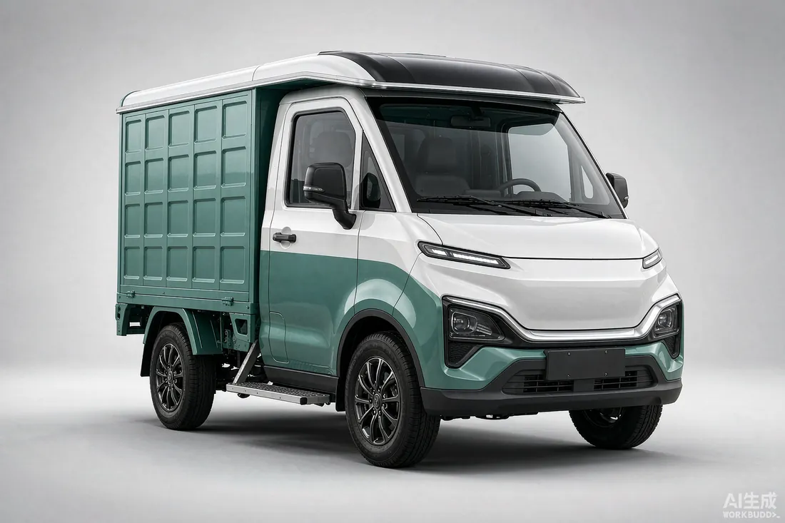 YJC Haul L3 electric light truck with box body